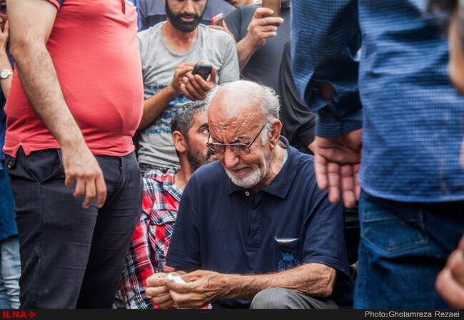 تشیع پیکر حبیب محبیان در رامسر ‎ (1)