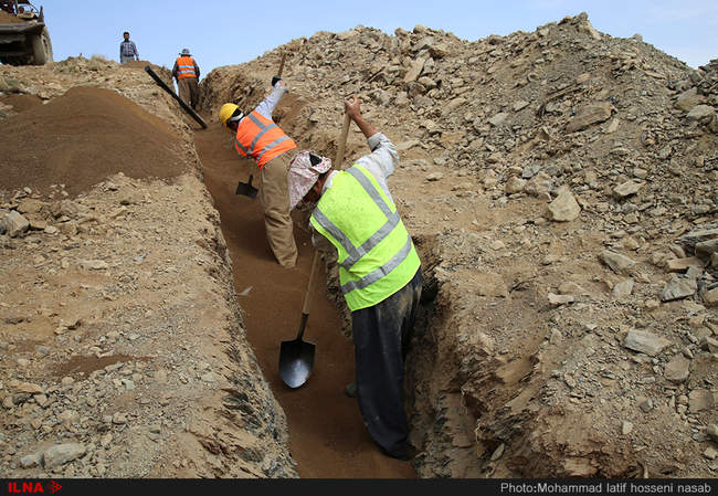 عملیات گازرسانی به روستاهای کوهستانی و صعب العبور سنندج