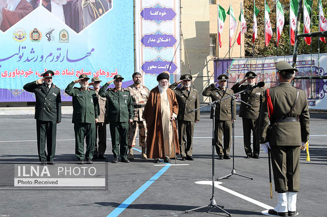 مراسم مشترک دانش‌آموختگی دانشجویان دانشگاه‌های افسری نیروهای مسلح