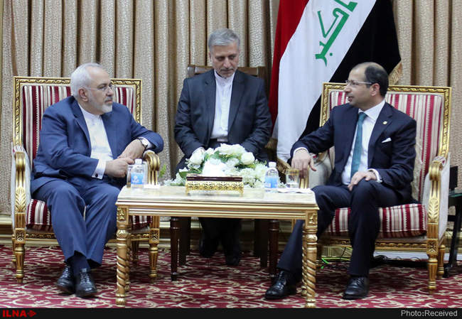  دیدار های محمدجواد ظریف وزیر امور خارجه کشورمان در بغداد