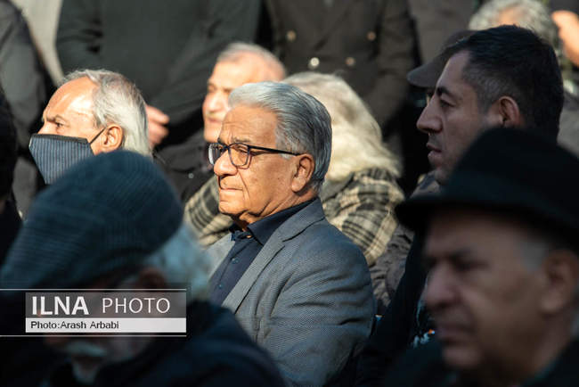 مراسم تشییع پیکر عنایت بخشی