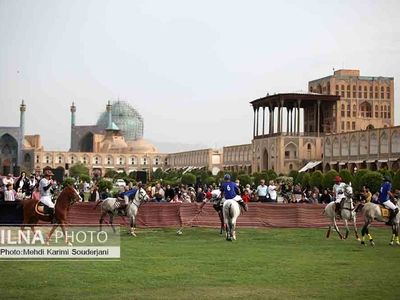 چوگان در میدان نقش جهان به مناسبت هفته فرهنگی اصفهان