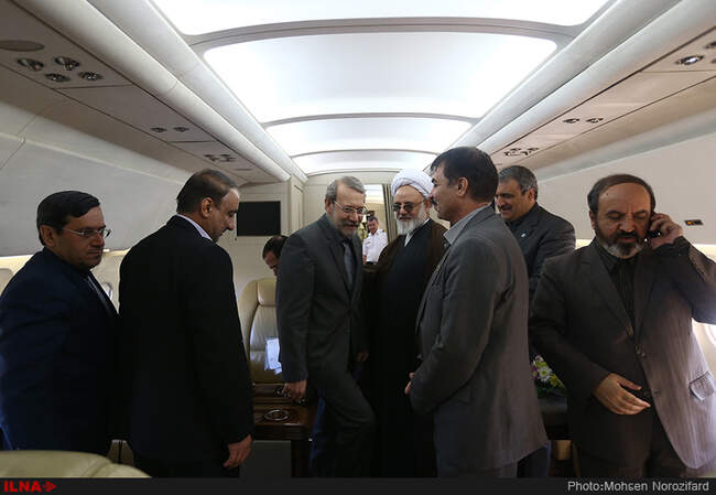 بازدید رئیس مجلس از مرز مهران و شلمچه 