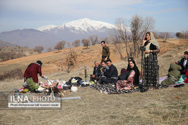 آیین نوروز در روستای چشمیدر کردستان 