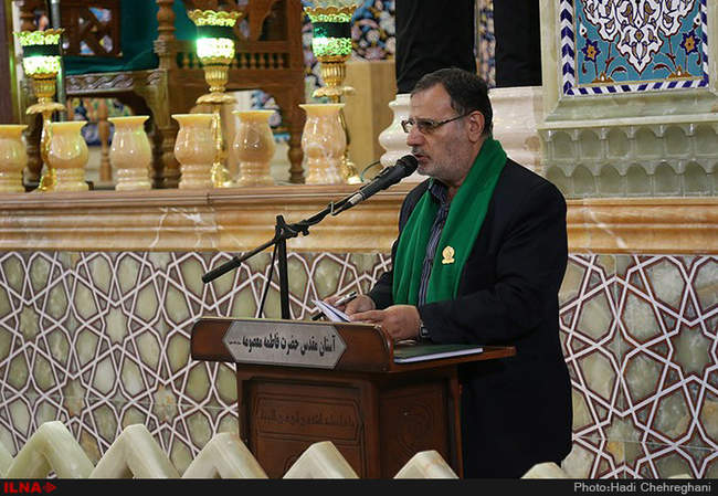 مجلس یادبود جانباختگان حادثه منا درحرم حضرت معصومه(س)