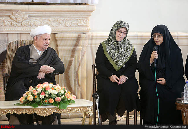 دیدار اعضای حزب اتحاد ملت ایران اسلامی با آیت الله هاشمی رفسنجانی