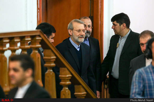 نشست خبری علی لاریجانی