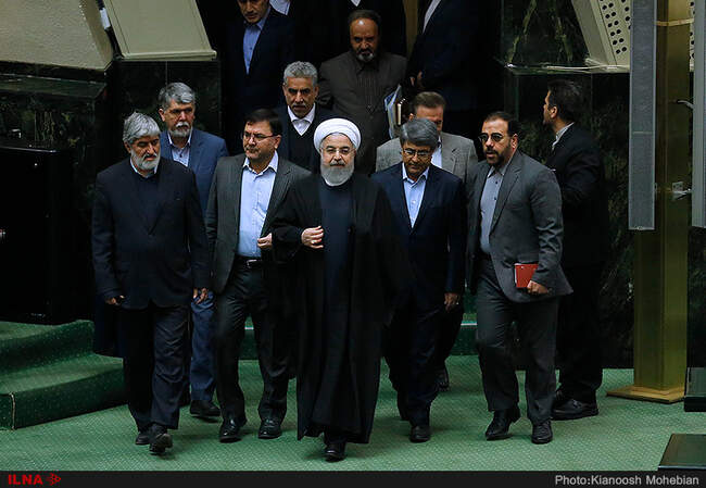 تقدیم لایحه بودجه سال ۹۷ توسط رییس جمهور به مجلس شورای اسلامی