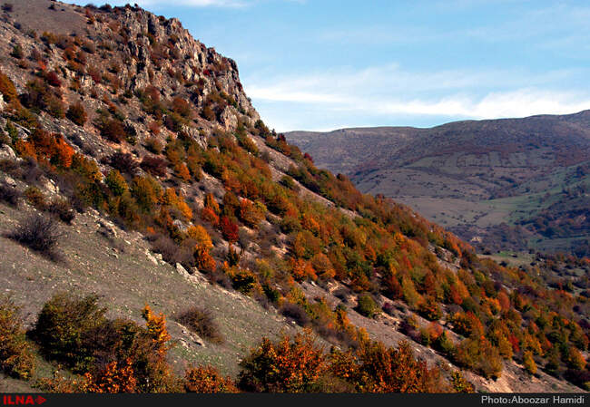 بازی رنگها در رودبار گیلان