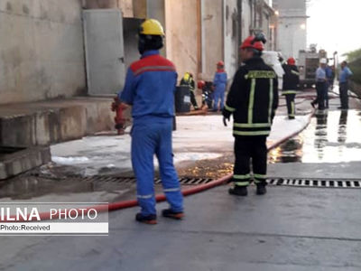 حادثه آتش‌سوزی در پتروشیمی تندگویان جزئی بود