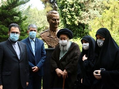 سردیس سردار شهید سلیمانی رونمایی شد