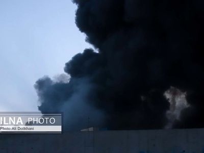 انفجار در بندر اصلی آمریکا +فیلم