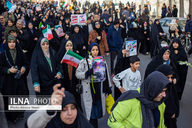 تشییع شهدای مدافع امنیت در قزوین