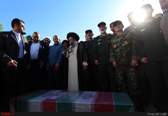 تشییع پیکر مطهر شهید سیدفاضل موسوی امین 