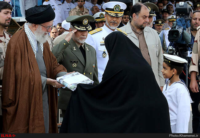 مراسم دانش آموختگی دانشجویان دانشگاههای افسری ارتش-نوشهر 