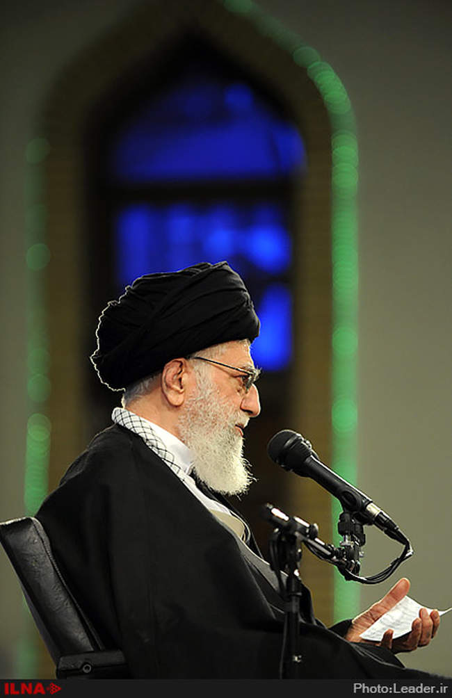 دیدار مسئولان نظام و میهمانان کنفرانس وحدت اسلامى‌ با رهبر انقلاب