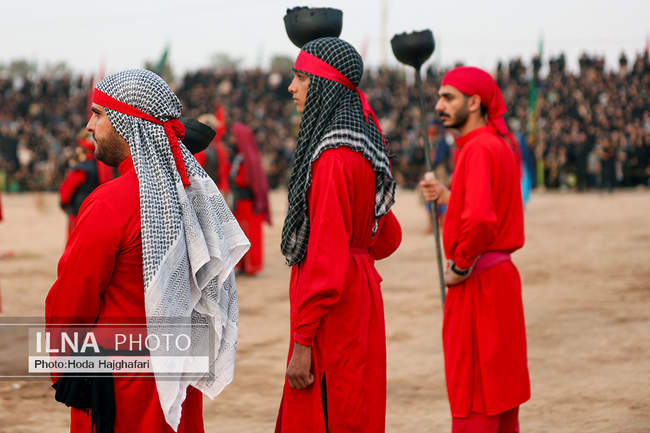 تعزیه روز یازدهم محرم در نوش آباد کاشان