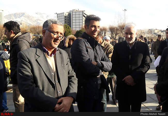 مراسم تشییع پیکر محمد علی اینانلو