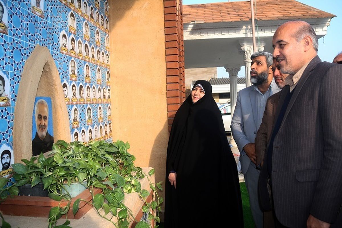 یادمان 110شهید فرهنگی و دانش‌آموز" استان گلستان رونمایی شد