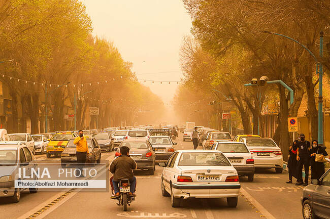  گردوغبار در استان یزد