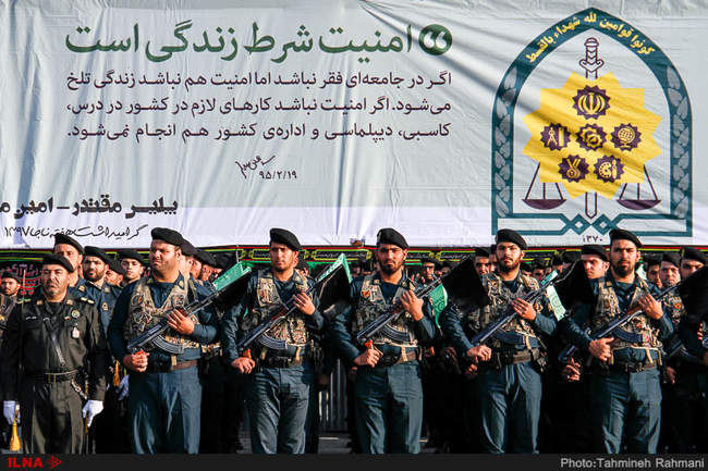 مراسم صبحگاه مشترک یگان‌های فرماندهی انتظامی تهران بزرگ