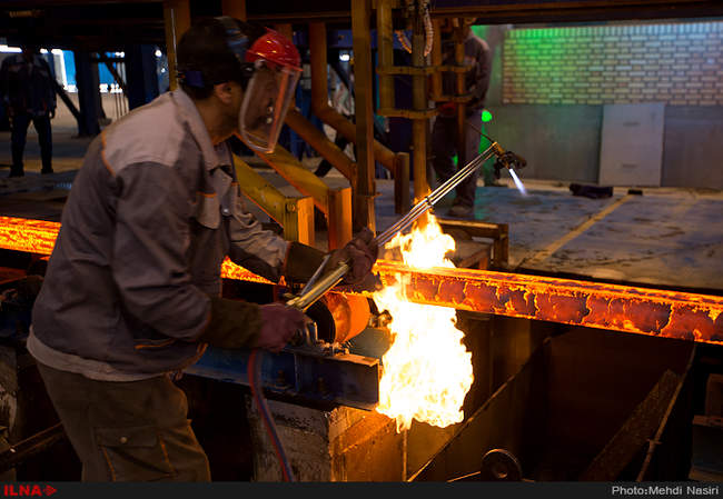 افتتاح کارخانه فولاد کویر دامغان باحضور معاون اول رئیس جمهور 