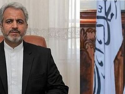 دیدار معاون وزارت امور خارجه با سرپرست وزارت خارجه طالبان