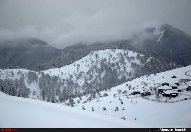 طبیعت زمستان ییلاق اسالم تالش گیلان