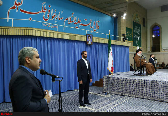دیدار شرکت‌کنندگان در نهمین همایش ملی نخبگان فردا با رهبر انقلاب