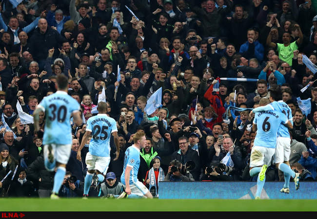 صعود منچسترسیتی به نیم نهایی لیگ قهرمانان اروپا