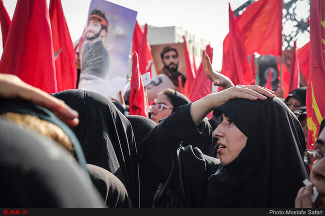 گزارش تصویری مراسم تشییع پیکر شهید حججی 