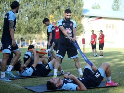 تصاویری از تمرینات امروز نساجی مازندران