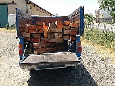 کشف چوب قاچاق در دشت آزادگان