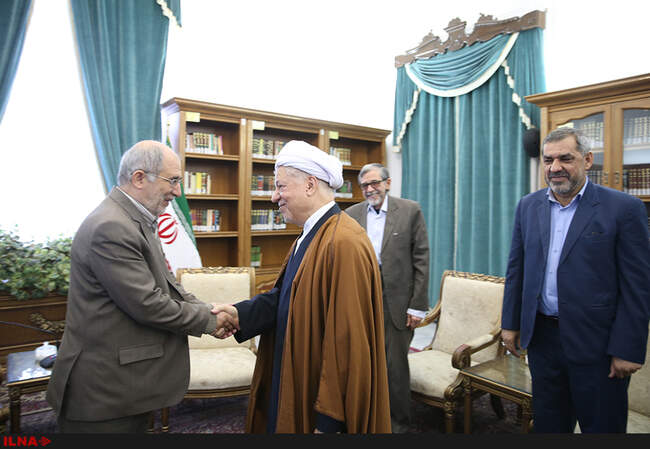  دیدار جمعی از سرداران بازنشسته سپاه پاسداران با آیت‌الله هاشمی رفسنجانی