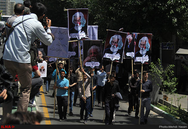  مراسم تشییع پیکر مرحوم حمید سبزواری 