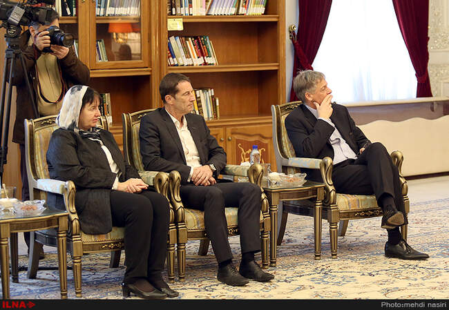 دیدار آیت الله هاشمی رفسنجانی با هارس دی پارتلئو رئیس مجلس لوکزامبورگ
