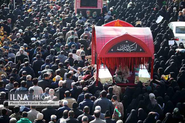 تشییع شهدای گمنام در اصفهان