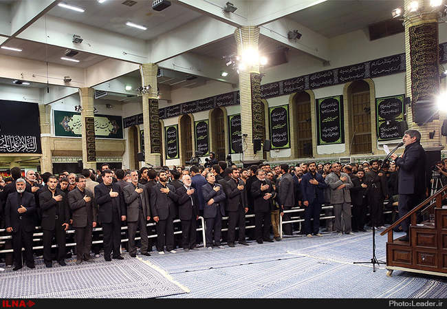مراسم عزاداری شام غریبان در حسینیه امام خمینی
