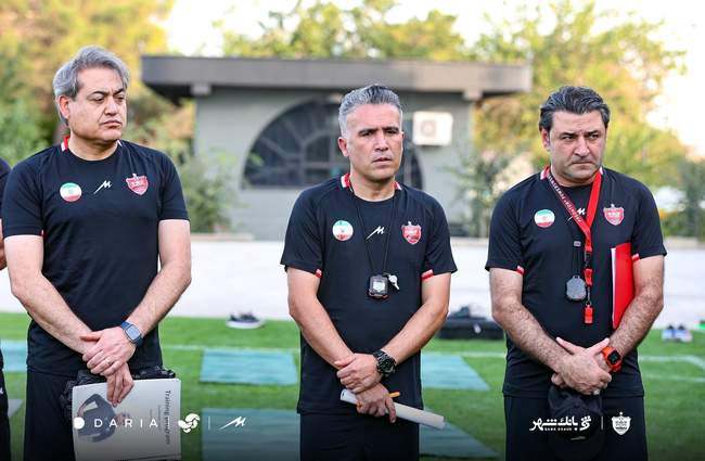 گزارش تصویری از مراسم معارفه مهدی تارتار و کادر فنی جدید پرسپولیس