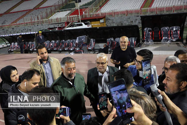 بازدید اصحاب رسانه از آخرین وضعیت استادیوم یادگار امام تبریز