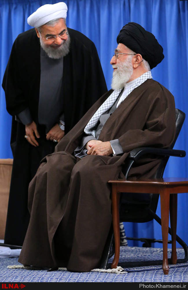دیدار مسئولان نظام و سفرای کشورهای اسلامی با رهبر انقلاب