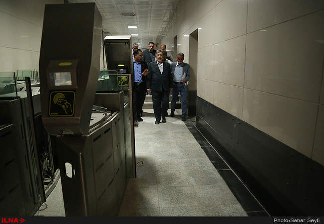 بازدید سرخو از شرکت بهره برداری مترو تهران