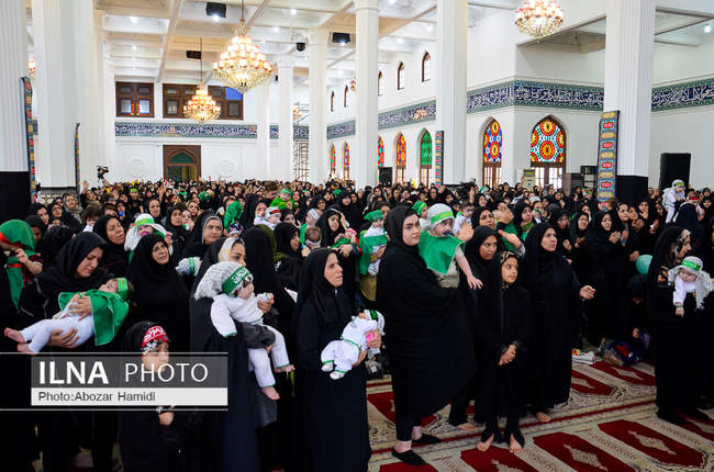  همایش شیرخوارگان حسینی در رشت