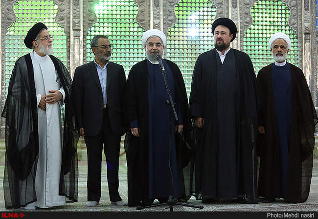 تجدید میثاق رئیس جمهور با آرمان‌های امام راحل و شهدای هشت سال دفاع مقدس
