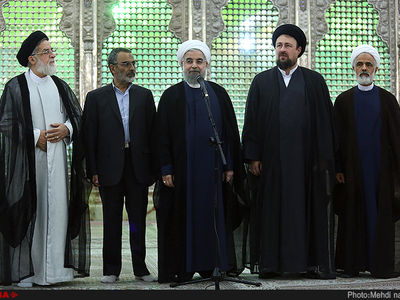 تجدید میثاق رئیس جمهور با آرمان‌های امام راحل و شهدای هشت سال دفاع مقدس