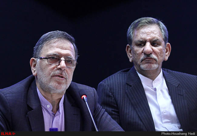 نشست اتاق بازرگانی تهران با حضور معاون اول رئیس‌جمهور، رئیس کل بانک 