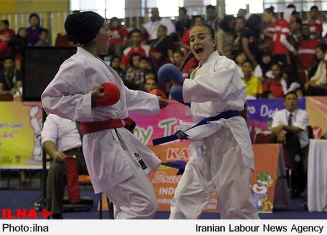 تصاویرآغاز مسابقات کاراته بازیهای کشورهای اسلامی