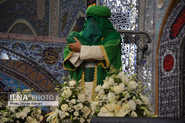 مراسم شیرخوارگان حسینی در حرم امام رضا (ع)