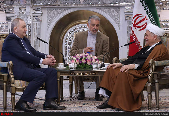 دیدار وزیر خارجه رومانی با آیت الله هاشمی رفسنجانی رئیس مجمع تشخیص م