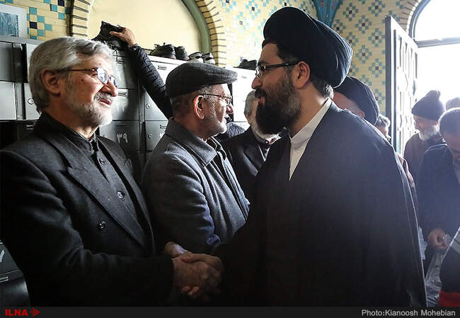 مراسم ختم مادر زهرا رهنورد